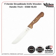 F.Herder Broadblade Knife Wooden Handle 7inch - 0388-18,00