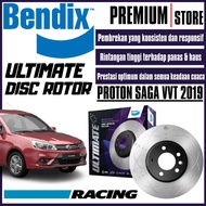Original Bendix Ultimate+ Front Set Disc Rotor - Proton Saga VVT 2019-2025 BR9655 ULT+
