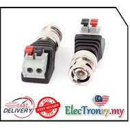 BNC Male Screwless Quick Wire Connector for CCTV Security Camera