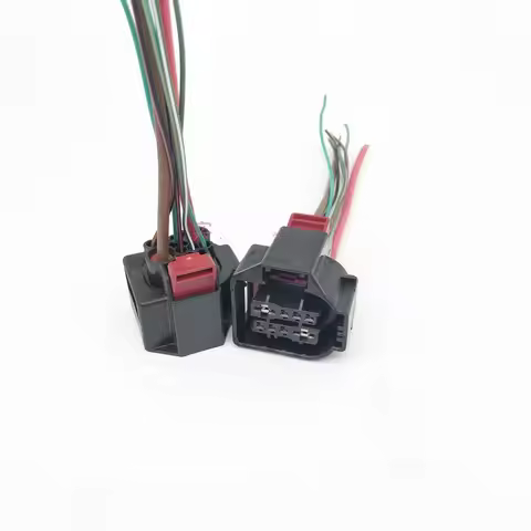 1/2/4/10pcs/lot 8 Pin/Way Headlight Plug Headlamp Connector Wire Cable For Audi A6L A4L Q5 Q3 Q7 C8 