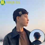 MIQUELZA Men Women Skullcap, Cotton Dome Brimless Hat , Retro without Visor Docker Cap Gorras Melon 