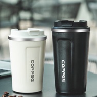510/380ml Insulated Stainless Steel Coffee Tumbler with Screw-On Lid - Vacuum Flask for Hot and Cold