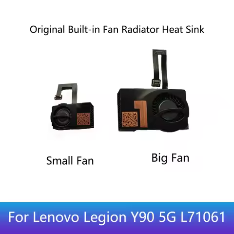 Original Built-in Fan Radiator Heat Sink For Lenovo Legion Y90 5G L71061 Cooling Fan Phone Flex Cabl