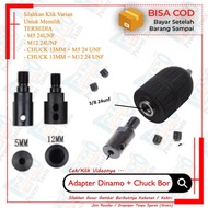 775 Drill Head Connection 795 Adapter Dynamo Chuck 3/8 24unf Keyless - CHUCK13+M10-5