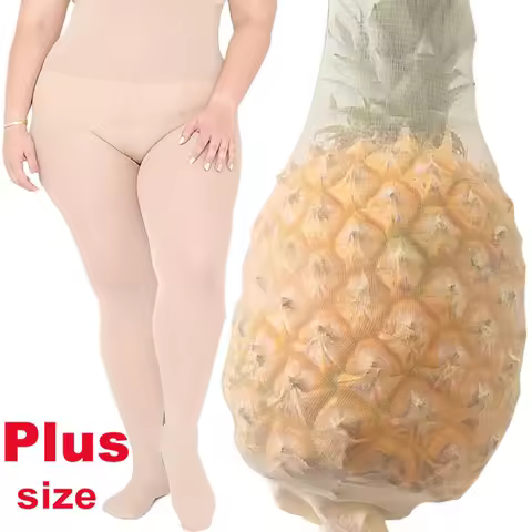 Pineapple Anti-scratch Stocking Women Pantyhose Thin Translucent Invisible Female Plus Size Anti-Cut