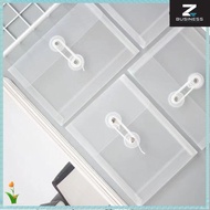 ZS  File Folder, Waterproof Transparent File Bag, Thickened Plastic A5/A6 Document Folder Students