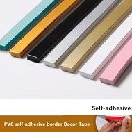 3D Pvc Baseboard Mirror Frame Self Adhesive Decorative Strip Photo Frame Background Border Strip Decor Line Ceiling Decoration