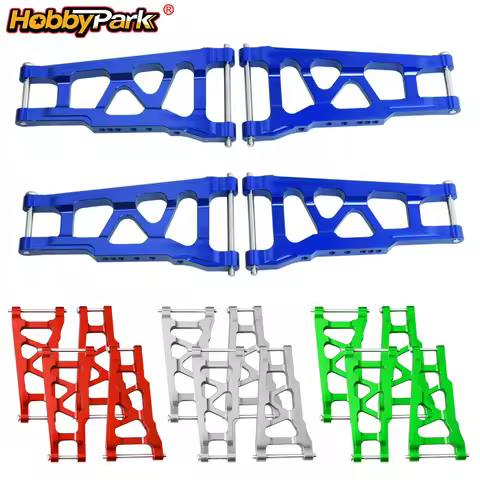 Aluminum Suspension Arms HobbyPark Aluminum Front Rear Suspension Arms for Traxxas 1/10 Slash 4x4 St