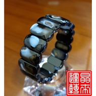 [Jinglai Run] Agate Hand Row 66.6g 22.5mm Circumference 19cm