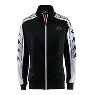 Kappa sports jacket logo string for W -Black卡帕 針織運動外套 女外套 222限量款 黑色 M L XL