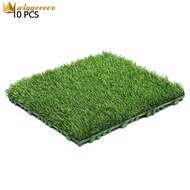 【HOT】 Premium Vinyl Floor Tiles 12x12 Inch Green Grass Turf Interlocking Mat for Easy Installation