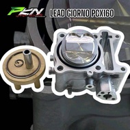 เสื้อสูบหรีดพร้อมลูกสูบCNC เสื้อสูบLEAD รุ่นLEAD GIORNO PCX160 ขนาด62-63-65มิล ส่งของเร็ว