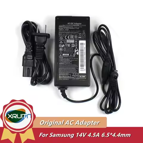Original SAD06314-UV A6314_DSM AD-6314N 14V 4.5A AC Adapter Charger for Samsung S27B750V S24B750H S2