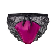 Men's Sissy Lace Pouch Panties Sexy Briefs Lingerie Underwear for Men