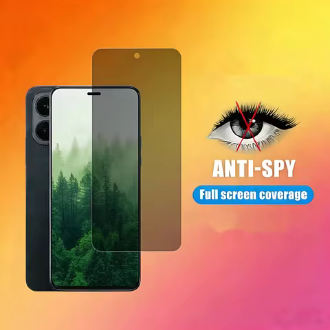 3D Privacy Tempered Glass For Honor Magic 8 Lite Flim Anti-spy Screen Protectors For Honor Win RT X7