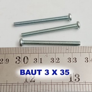 Bolt - M3Bolt Diameter 3mm Length 35mm