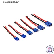 UC [prosperrise] EC2/EC3/EC5 Male Female Connector Pigtail Cable Silicone Wire RC Lipo  [MY]