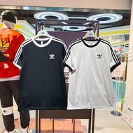 Adi Genuine ADICOLOR Men's Three-Striped Casual Sports Short-Sleeve T-Shirt IA4845 IA4846