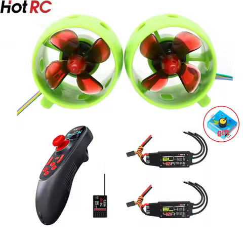 Underwater Jet Boat 2KG 4-Blade CW CCW Thruster Engine / Propeller + Bi-directional Control Brushles