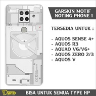 Garskin Skin Nothing Phone Sticker Sharp Aquos Sense 4+ V V6 Zero 3 R3