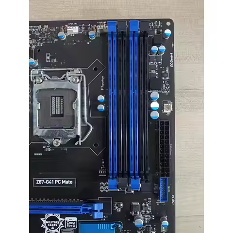 Used for MSI Z87-G41 PC Mate LGA 1150 ATX Motherboard 4th Gen CPU DDR3 4 Slots HDMI Port Used Board 