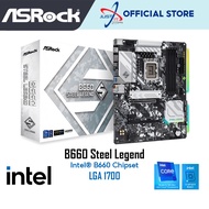 ASROCK B660 STEEL LEGEND LGA1700 GAMING Mainboard Combo Deal Intel I5-12400 / I5-12400F / I5-12600 /
