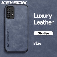 KEYSION เคสหนังสุดหรูสำหรับ Samsung A53 5G A73 A13 A33ซิลิโคนกันกระแทกเคส Galaxy ด้านหลังโทรศัพท์ A52 S A71 A72