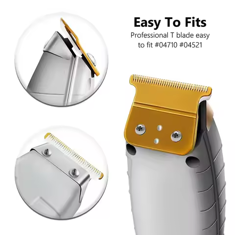 Out Line Blades Pro Replacement Fits For Andis Trimmer GO,GTO,GTX, SL, SLS Headliner LS2,LS3 ,made o