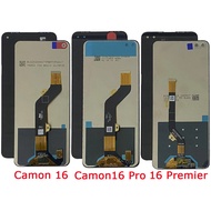 For Tecno Camon 16 pro camon 17 17p 18 19 LCD Display Touch Screen Digitizer Camon16 CE7 Camon 16 Pr