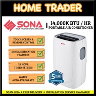 SONA ✦ PORTABLE AIR CONDITIONER ✦ PORTABLE AIRCON ✦ 14000K BTU ✦ SACN 6286 ✦ SACN6286 ✦ SACN-6286