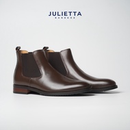 JULIETTA-Chelsea Boots Calfskin : Brown Chelsea Boots Men