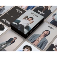 55PCS/Box Kpop BTS JUNGKOOK solo photocards The album SEVEN lomo card postcard Fan collection Student