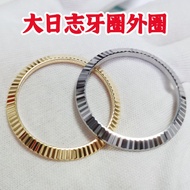 For 41mm 12633 126334 Rolex Datejust41 316L Steel Silver GOLD Bezel 32.5mm