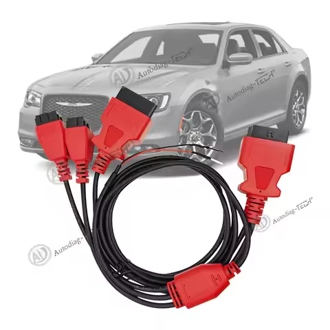 FCA 12+8 Cable Adapter for Chrysler, Security Bypass OBD2 SGW Adaptor for FCA 12 8 Connector,Work wi