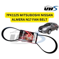 7PK1125 MITSUBOSHI NISSAN ALMERA N17 FAN BELT