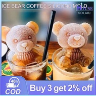 [S·H] Silicone Bear Ice Cube Molds, 2 Sizes, Cute Ice Tray for Milk Tea & Coffee Drinks PH