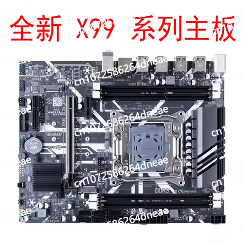 X99 motherboard supports E5 2011 series 2666 2678 2690 2686 and other V3 V4 CPUs