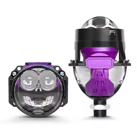 2025 HDYEGIOU 2.5 Inch100W Dual Hyperboloid Laser Bi Led Projector Lens Car Lights H7 H4 H1 9005 900