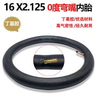 Electric Unicycle Inner Tube 14x2.125 Inner Tube 0 Degree Nozzle 47cm 16x2.50 16x3.0 16x2.125