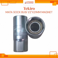 MATA TEKIRO Long Socket Bit 21 mm Deep Wall Socket 21mm 1/