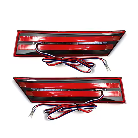 For Perodua Myvi 2018 Led Car Rear Bumper Lamps Rear Reflector Light DRL Lights Brake Stop Lamp Acce