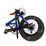 TECC FLIZZ FOLDING BIKE 20" CHROMOLY SHIMANO TIAGRA 10-SPD (37-451) (20X1.3/8) 50mm Profile Carbon w