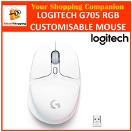 Logitech G705 Wireless RGB Lightspeed White Gaming Mouse 910-006369 2 Years Logitech SG Service Cent