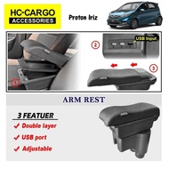 HC CARGO Proton Iriz HC-13 Comfort Adjustable ArmRest (3 USB & LED)