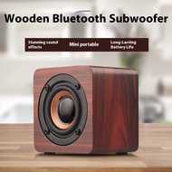 Wooden Mini Bluetooth Speaker Portable Creative Gift Desktop Wooden Speaker