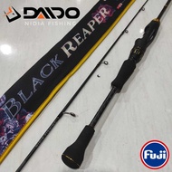 Solid Carbon Casting Fishing Rod - DAIDO Black Reaper 452-502-562
