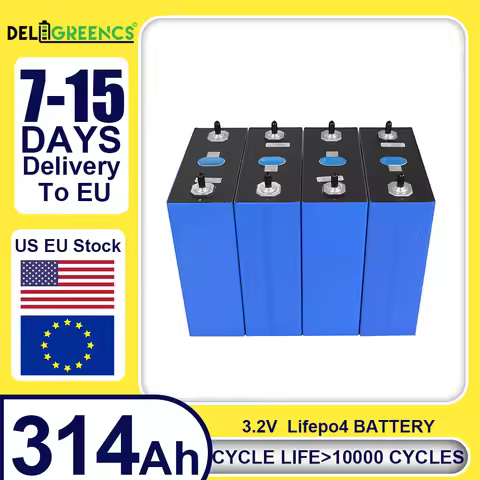 MB31 3.2V 314AH Lifepo4 Grade A Battery Rechargeable Lithium Iron Phosphate DIY 12V 24V for Camping 