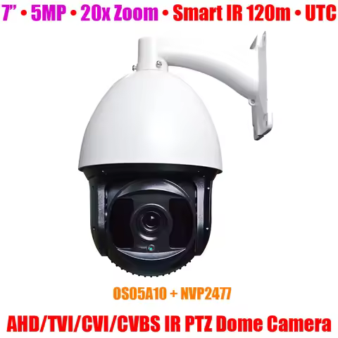5MP 20x Lens IR 120m AHD TVI CVI HD Analog Pan Tilt Zoom UTC Waterproof CCTV Surveillance PTZ Speed 