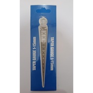 bore gauge 1-15mm ( stainless steel ) taper gauge 1-15mm x 2.5mm
