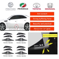 4PCS/SET Car Door Corner Protection Sticker Anti Collision Scratch Silicon Rubber Logo Getah Pintu Kereta Honda Perodua